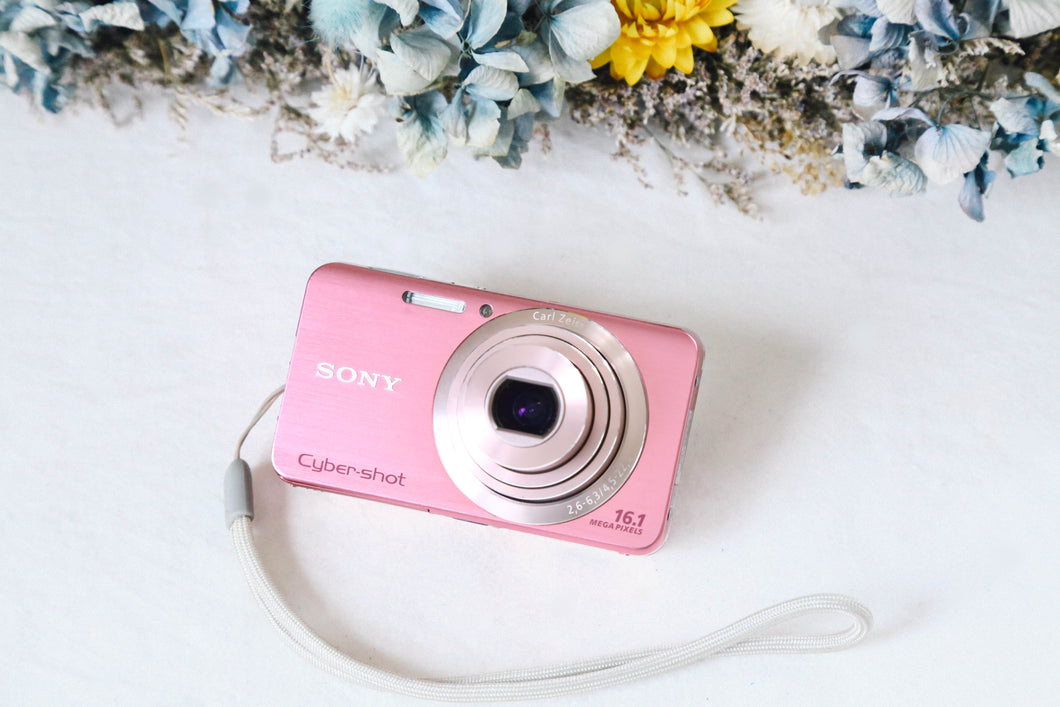 SONY DSC-W630 ピンク【完動品】【実写済み❗️】状態◎CONTAXと同じCarl Zeissレンズ・明るいレンズ❗️▪️オールドコンデジ▪️デジタルカメラ