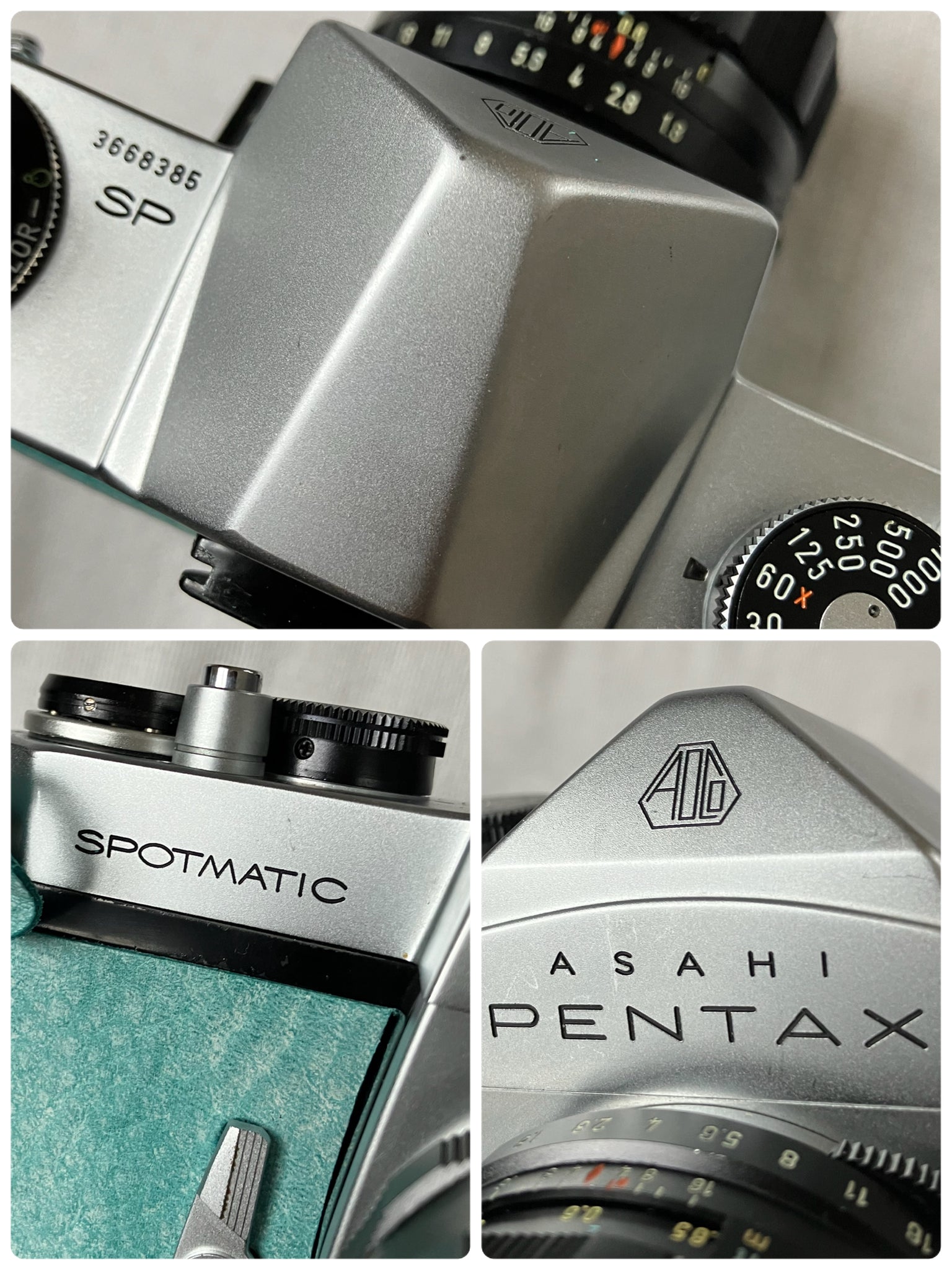 PENTAX SP レンズ付き 完動品 各種付属品付き - フィルムカメラ