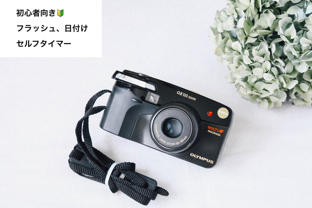 OLYMPUS OZ120ZOOM（BK）【動作品】