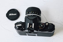 画像をギャラリービューアに読み込む, Nikon FE &amp; Ai28mm F2.8【完動品】状態◎明るいレンズ付き❗️
