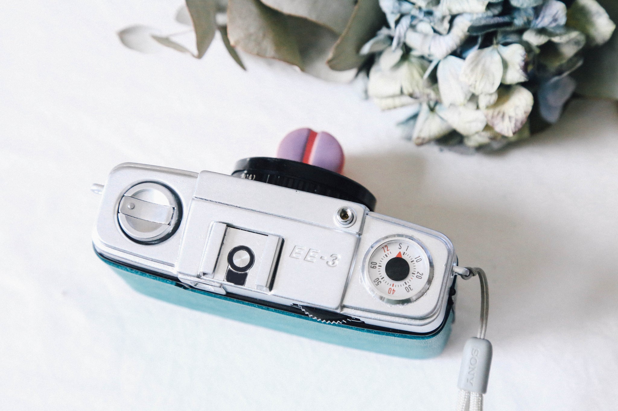 OLYMPUS PEN EE-3 🪼月夜に染まるハーフカメラ【完動品・手染めレザー