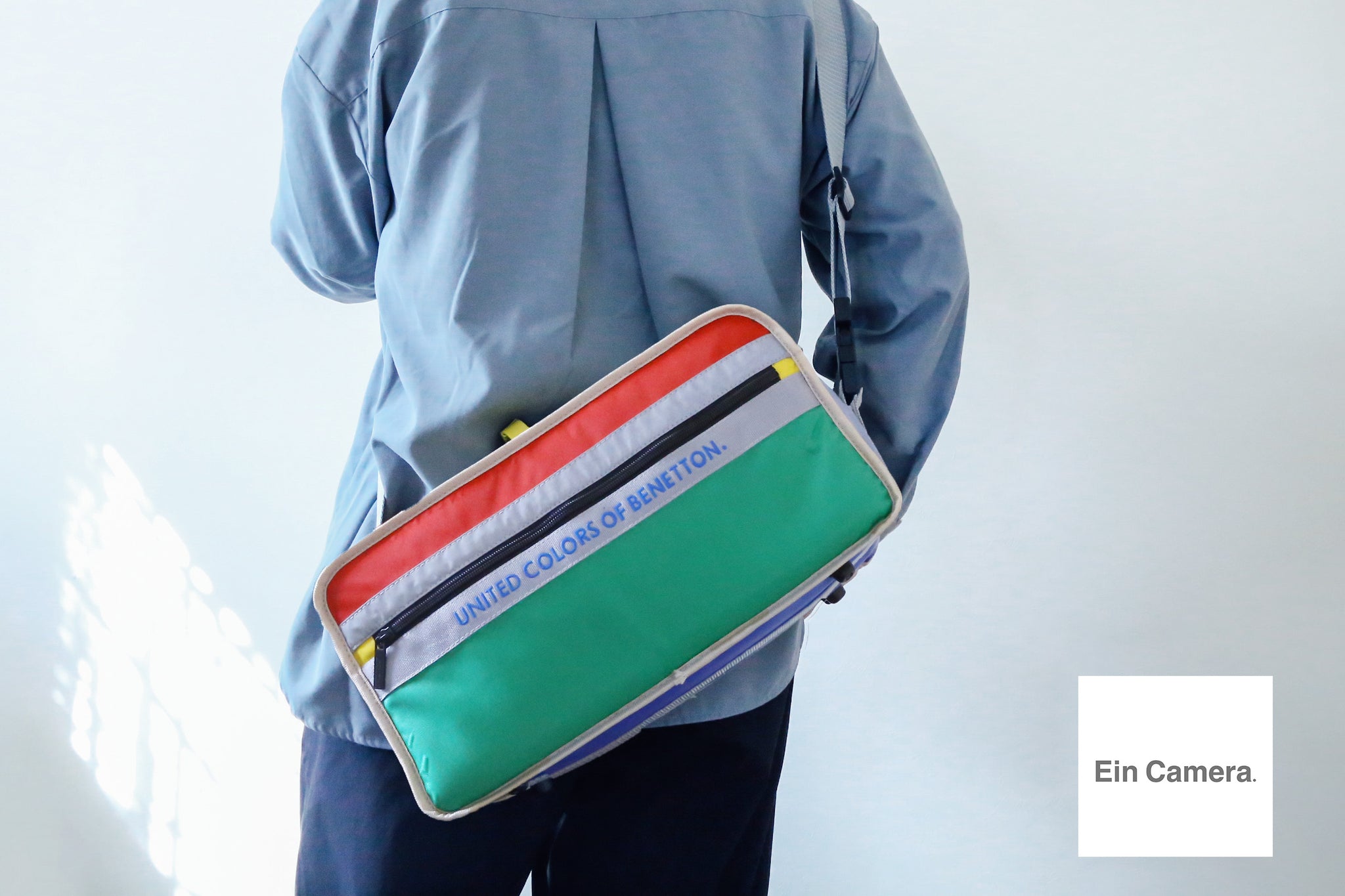 UNITED COLORS OF BENETTON カメラバッグ ヴィンテージ【クリーニング 
