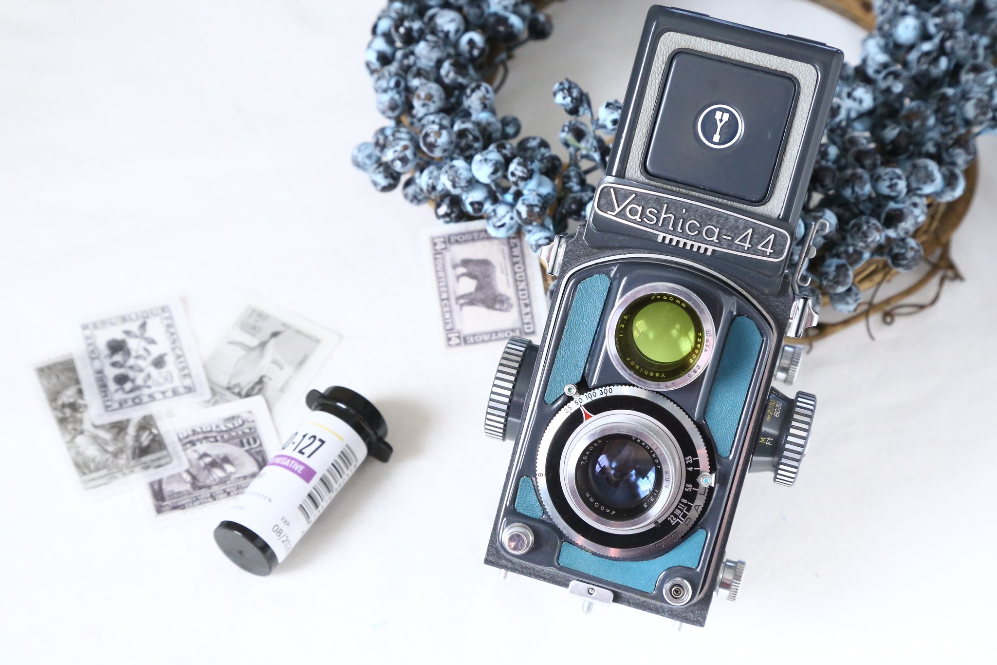 YASHICA-44 【完動品/美品✨】実写済み🎞️127mm二眼レフカメラ