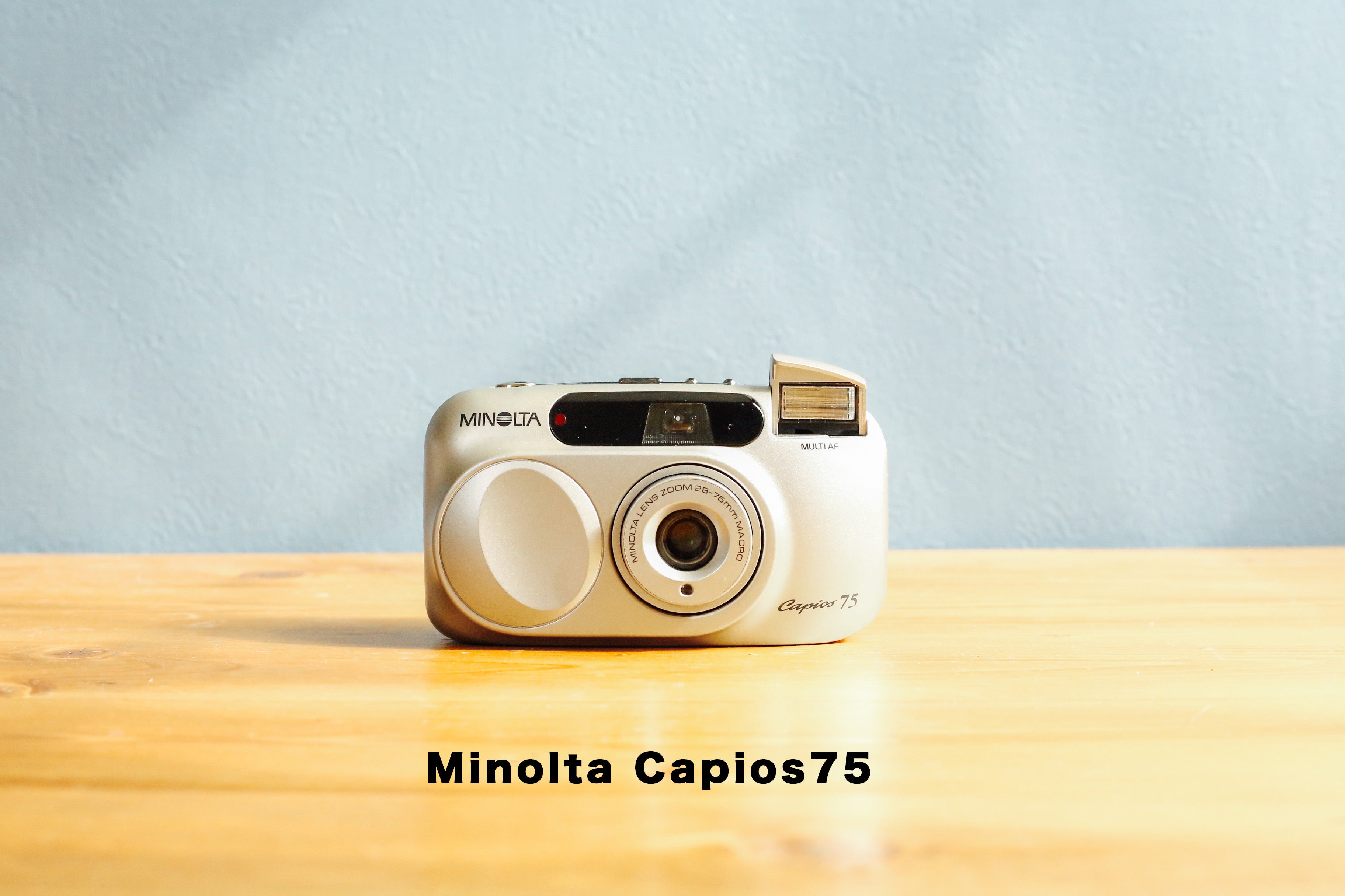 MINOLTA Capios75 フィルムカメラ ケース・ストラップ付 - フィルムカメラ