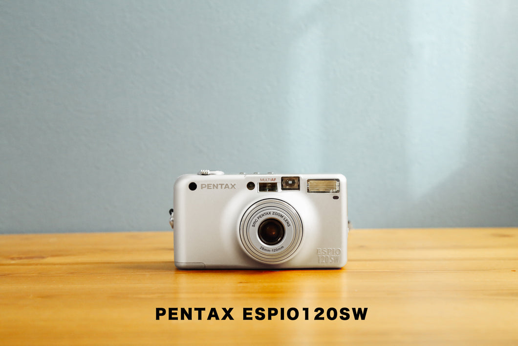完動品＊Pentax espio120SWⅡピンク ＊フィルムカメラ