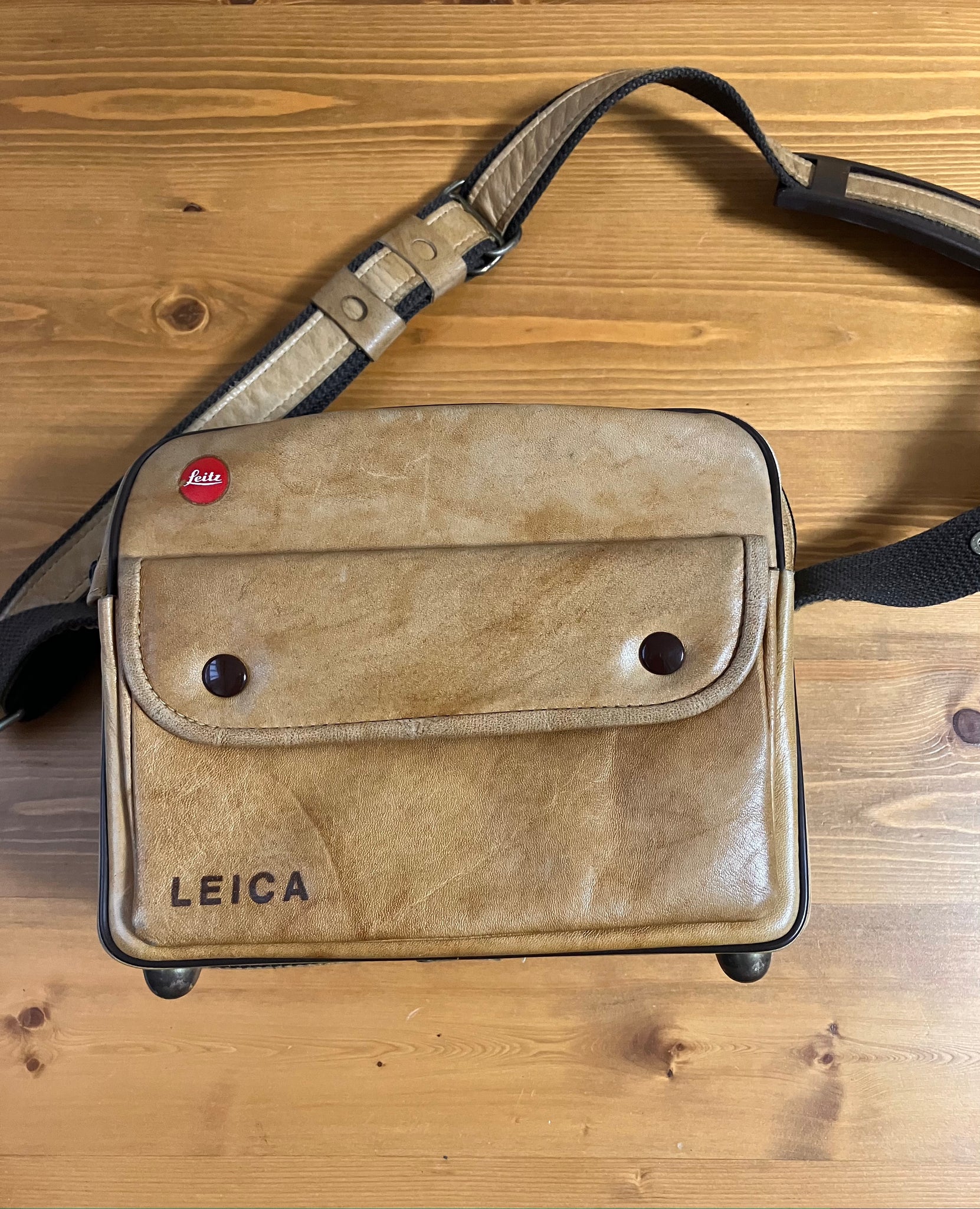 Leica (ライカ) 純正 カメラ ショルダー バッグ ☆皮革製、美品☆ - その他