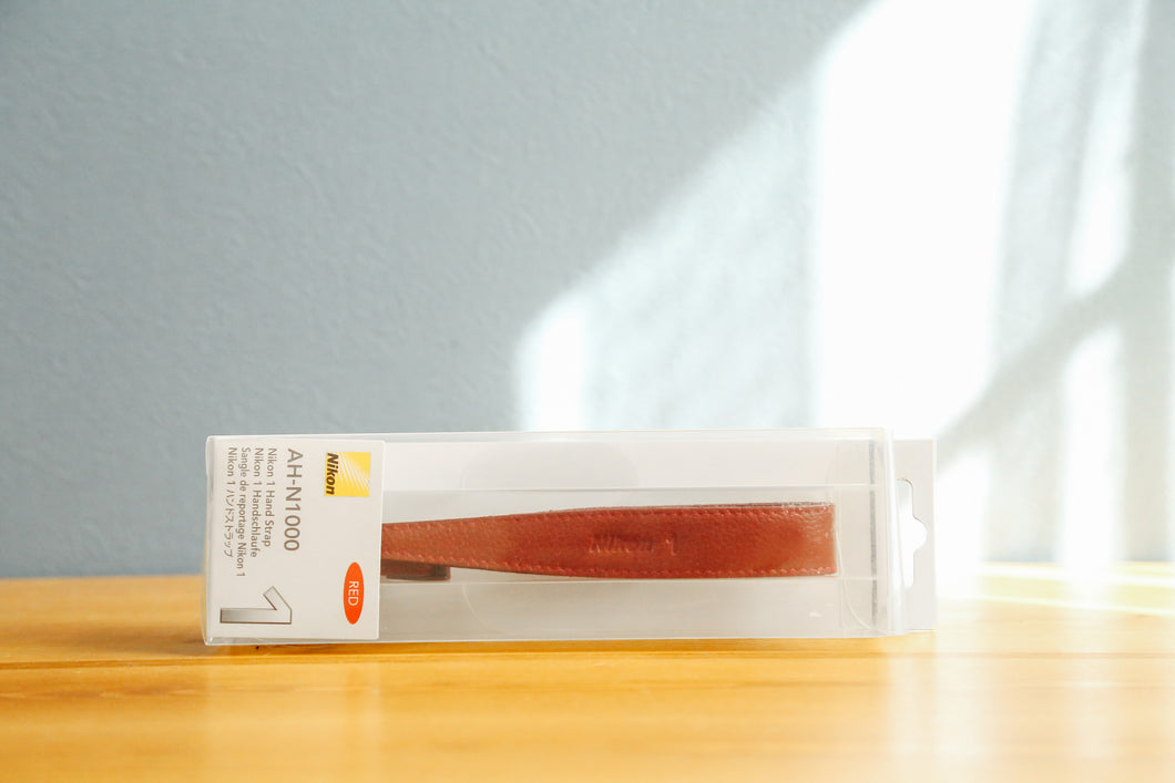 Nikon RED hand strap [unused item]