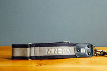 Load image into Gallery viewer, MINOLTA strap (navy x gray)
