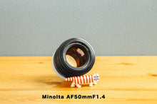 画像をギャラリービューアに読み込む, Minolta AF50mmF1.4【完動品】
