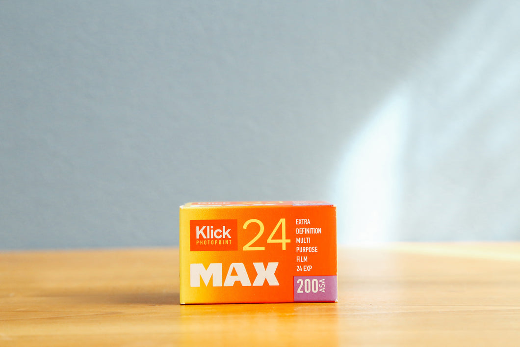 klick MAX200 35mmカラーネガフィルム 24枚撮り　期限切れフィルム