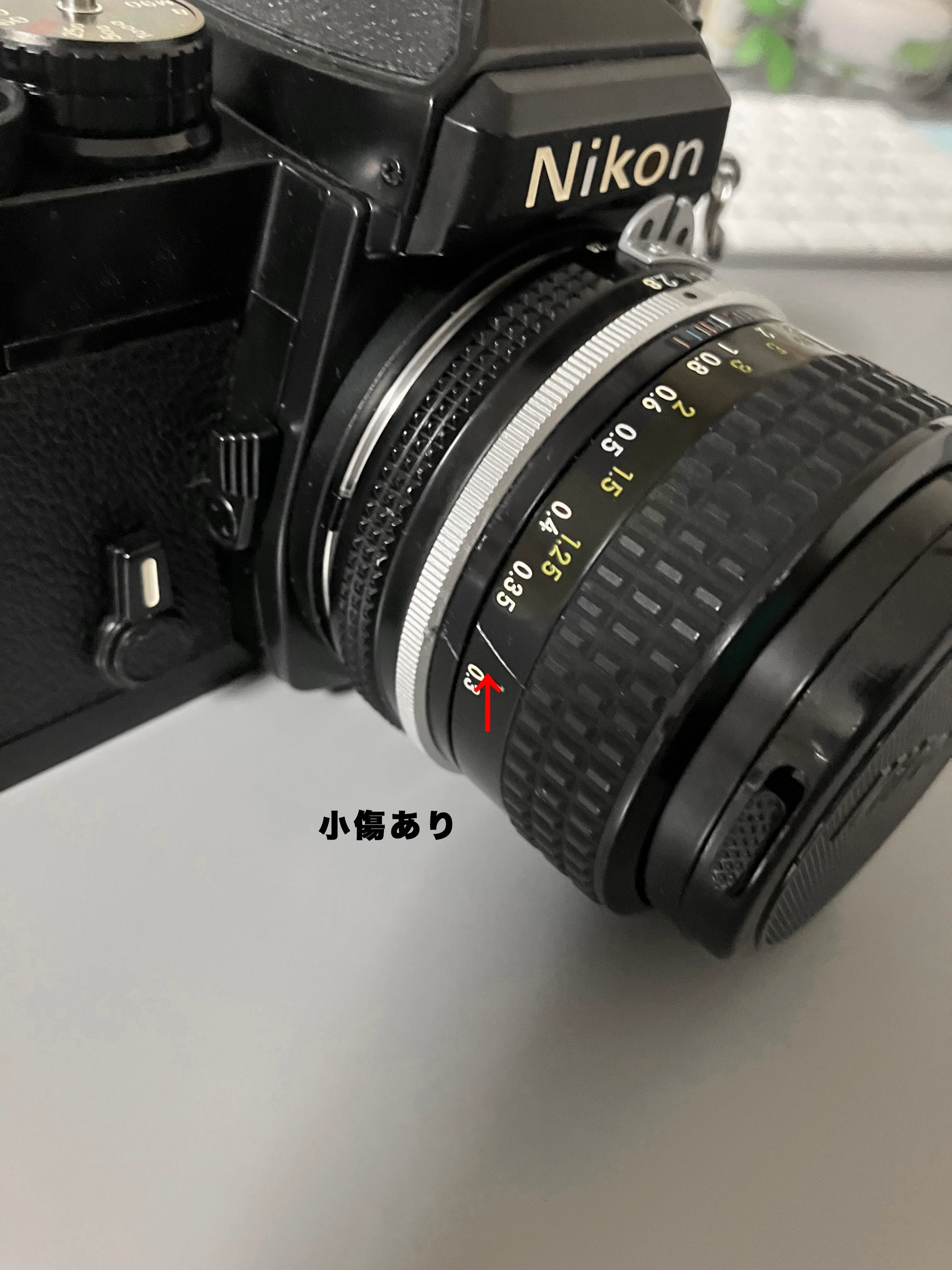 Nikon FE 一眼レフ Ai-s Nikkor35mm F2.8・説明書付き Nikon FE(BK) & Ai35mmF2.8【完動品】明るいレンズ付き・初心者でも