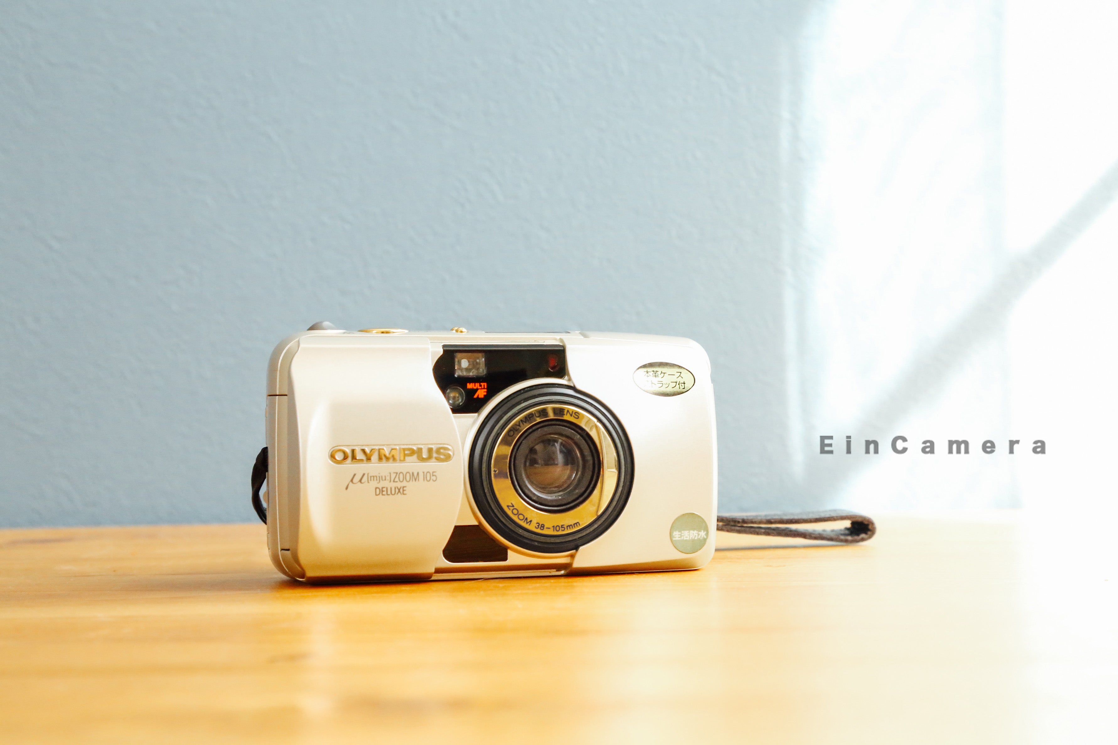 カメラ 【動作確認済】OLYMPUS μ ZOOM 105 DELUXE 説明書・電池付