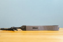 Load image into Gallery viewer, Nikon Vintage Gray Strap
