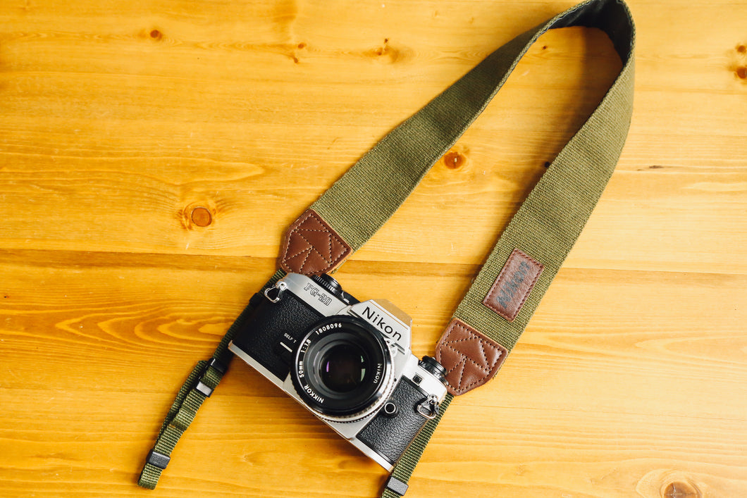 Nikon Khaki Strap Vintage