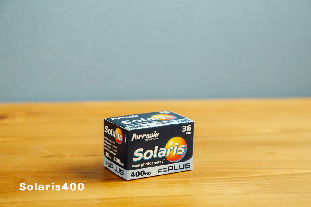 Solaris400 35mm color negative film 36 exposures Expired