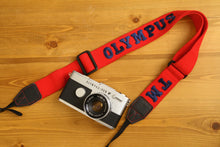 Load image into Gallery viewer, Super rare❗️OLYMPUS red x navy strap vintage

