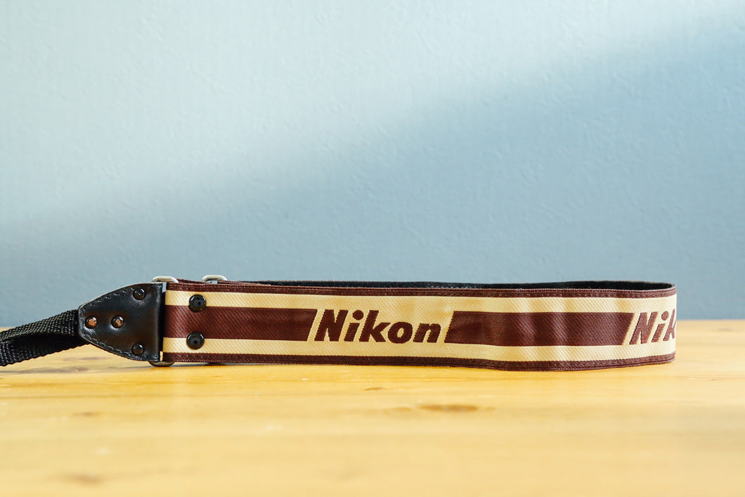 Nikon strap brown