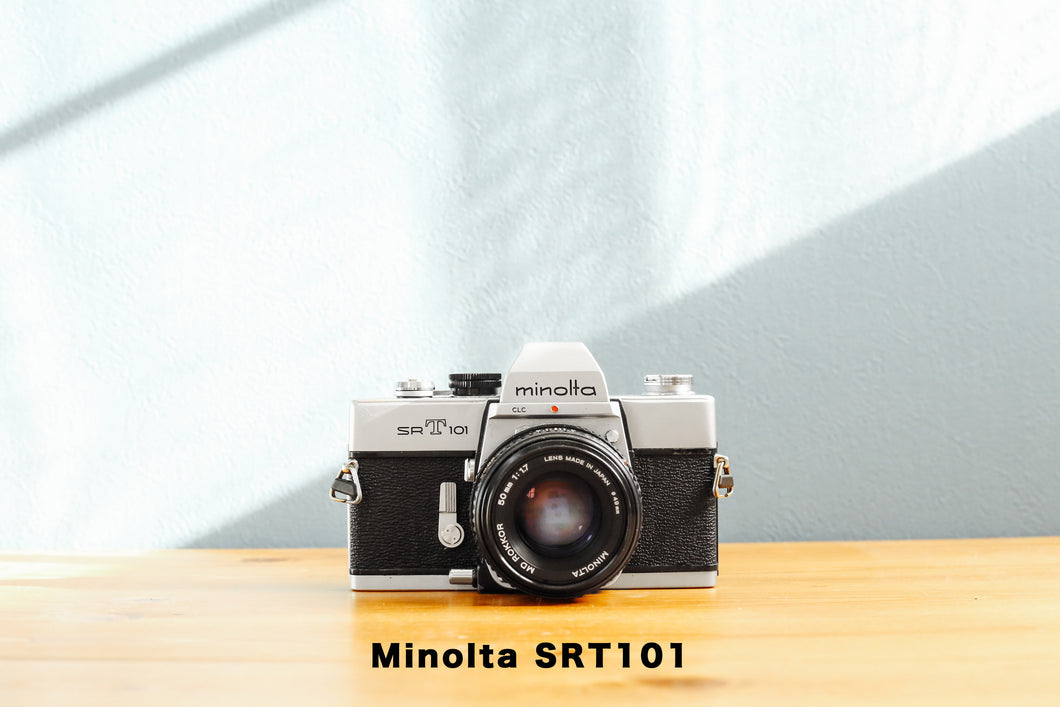 Minolta SRT101 [Moving product] [Live-action completed]