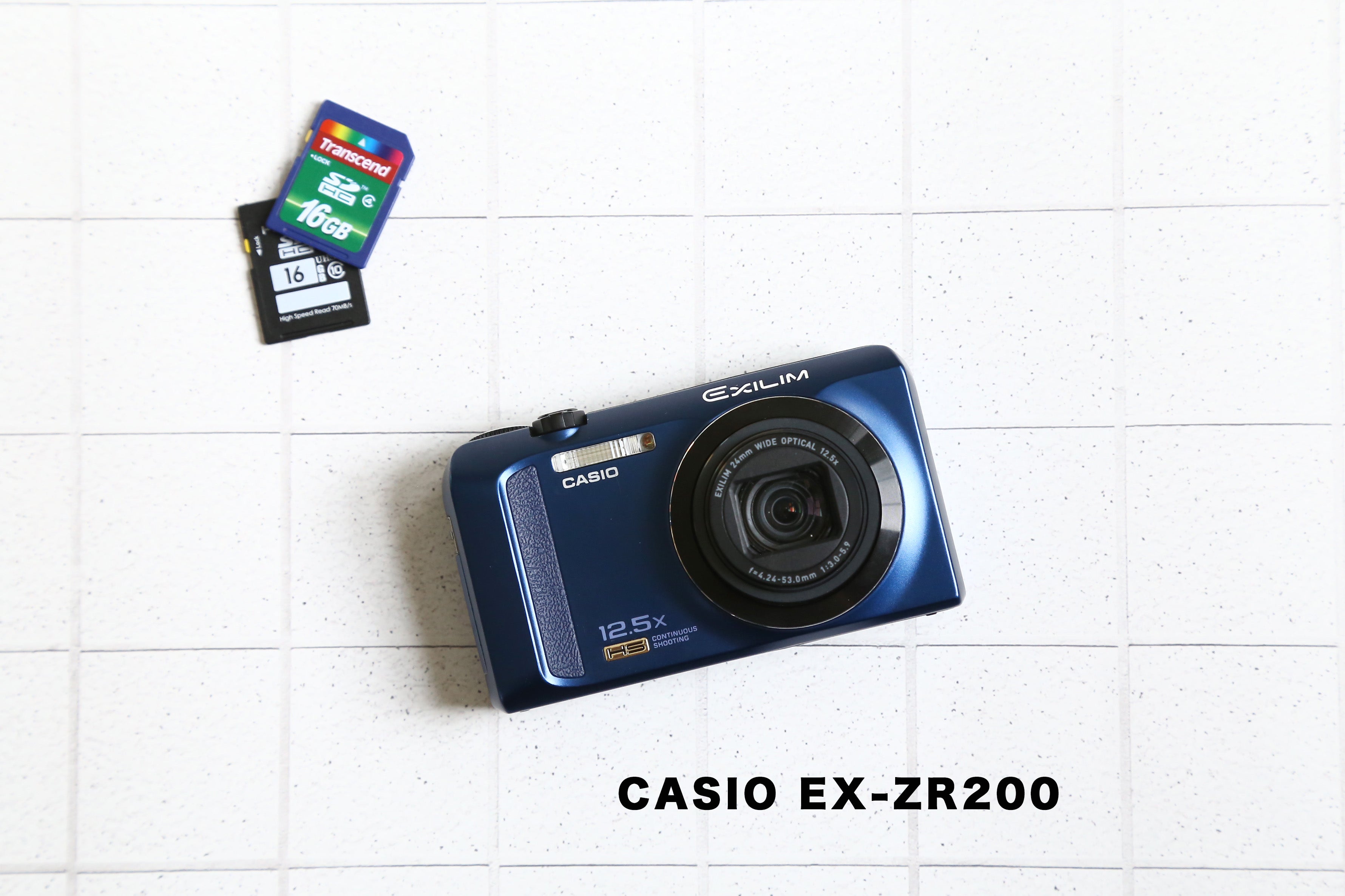 CASIO EX-ZR200 ブルー【完動品】▪️オールドコンデジ▪️デジタルカメラ　状態◎