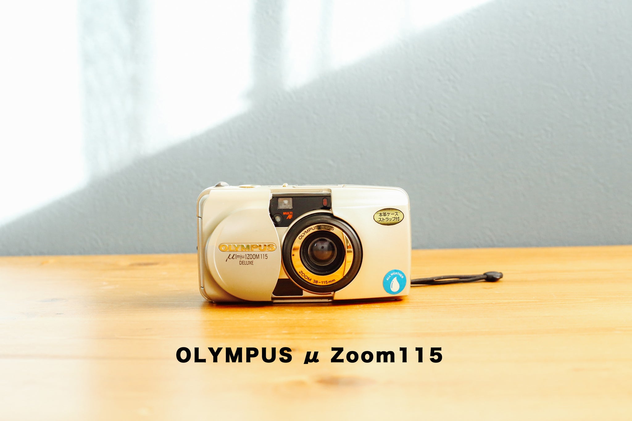 完動品】OLYMPUS μ ZOOM 小さかっ 115 フィルムカメラ 動作確認済み